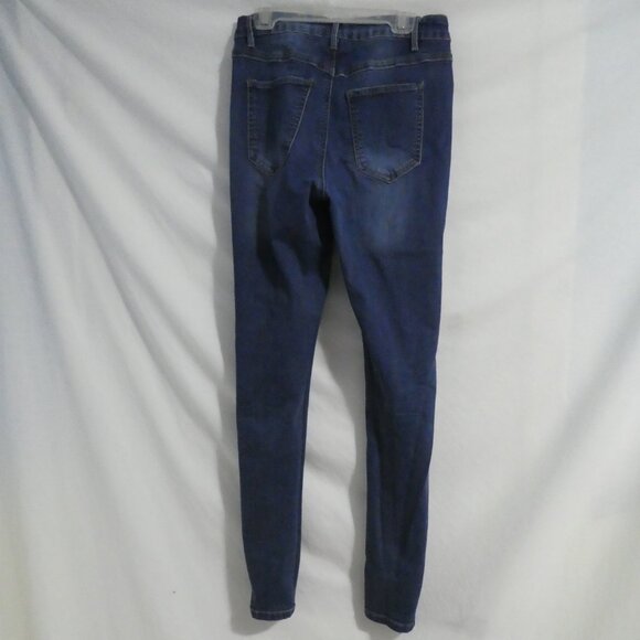 SWS X DENIM CO. CALI | size 7 | Blue Distressed Denim | Cali High Rise Skinny - Picture 2 of 16